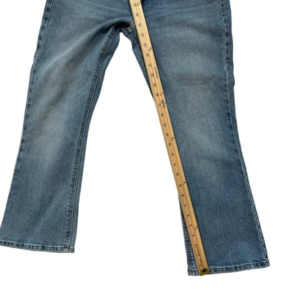 Lucky Brand Women's Exposed Button Fly Bridgette Cropped Flare Jeans Size 4/27 - Picture 10 of 11